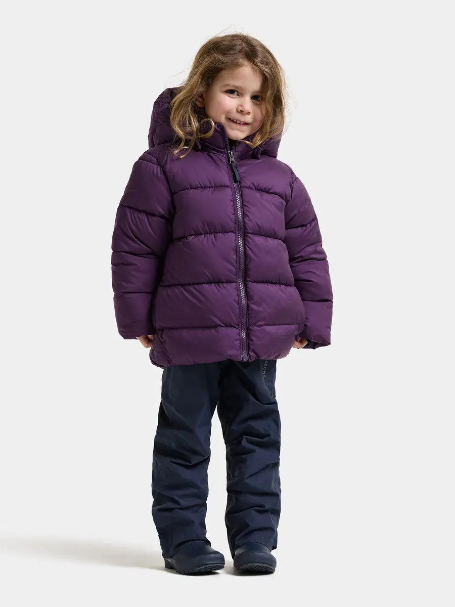 Didriksons žieminė striukė ROXEN KIDS JACKET 2 - Northen Purple (Išankstinis užsakymas) - Image 2