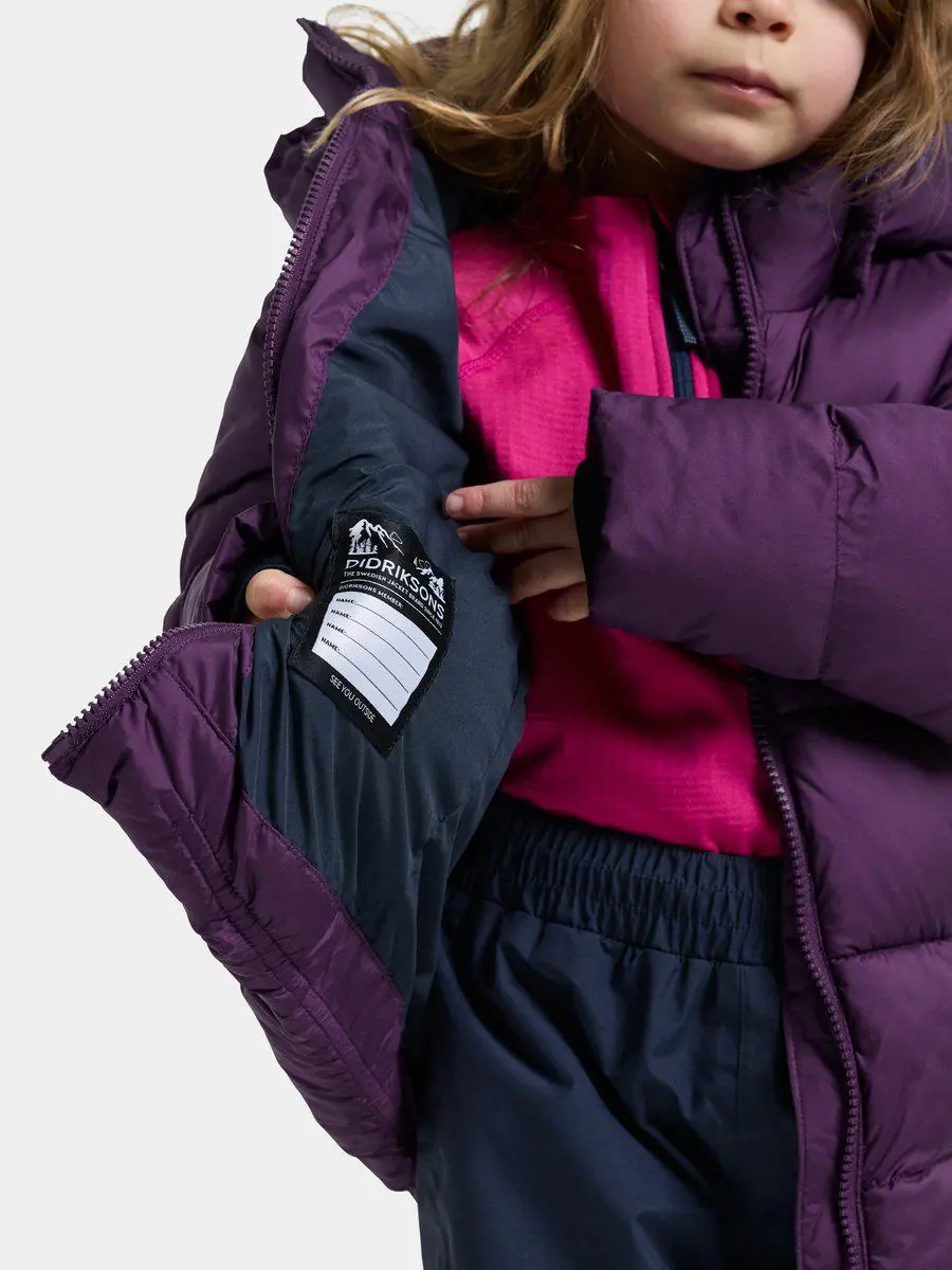 Didriksons žieminė striukė ROXEN KIDS JACKET 2 - Northen Purple (Išankstinis užsakymas) - Image 7
