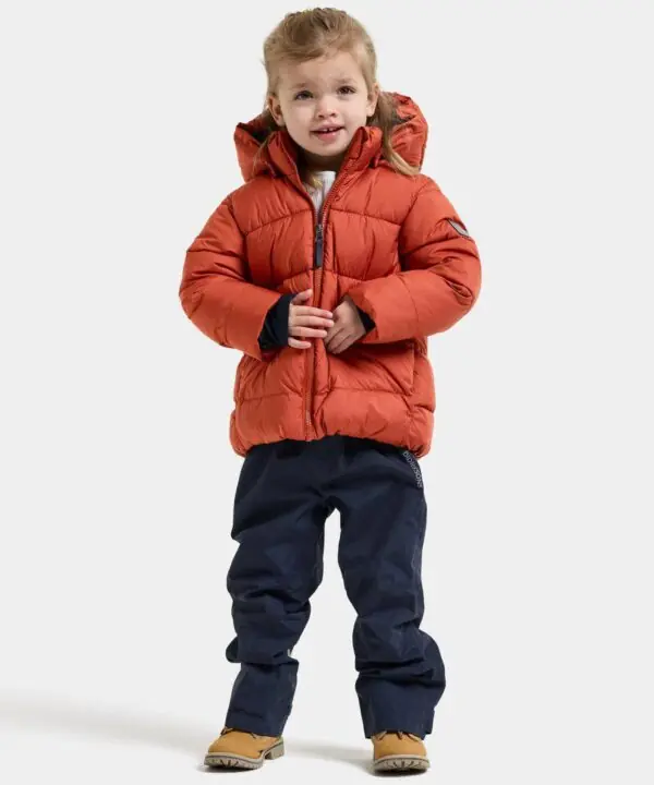 Alternative view of Didriksons žieminė striukė ROXEN KIDS JACKET 2 - Rust (Išankstinis užsakymas)