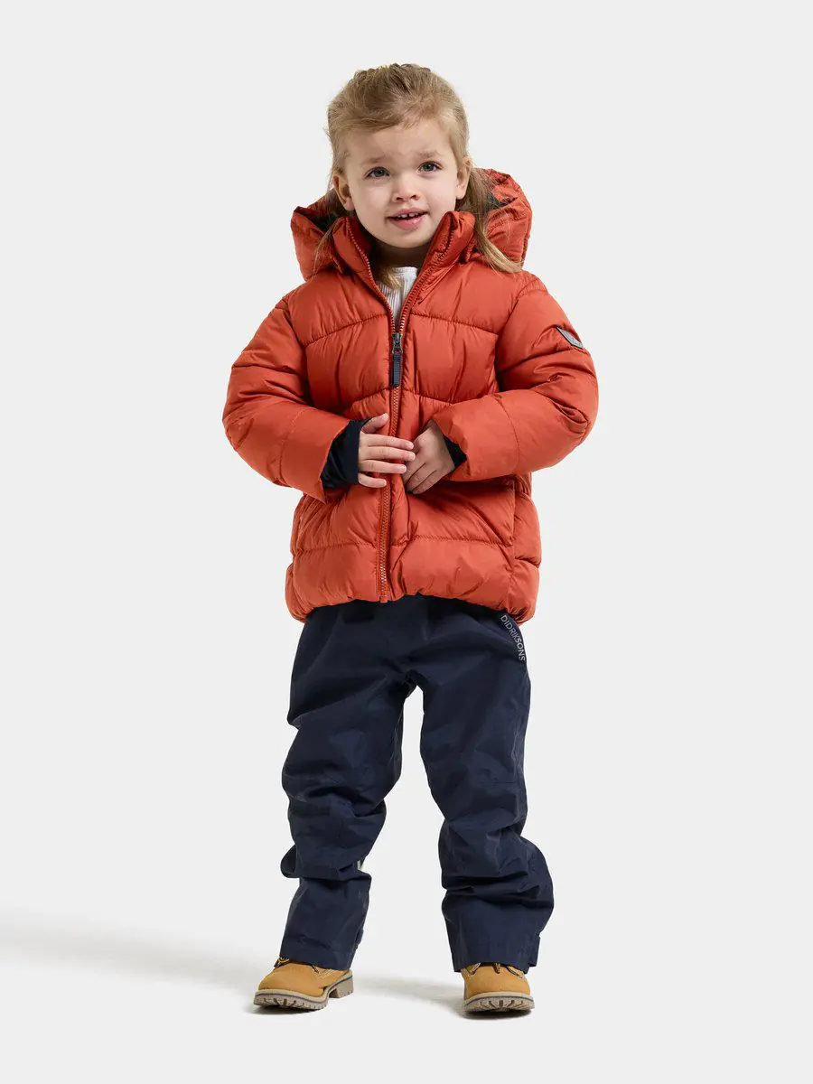 Didriksons žieminė striukė ROXEN KIDS JACKET 2 - Rust (Išankstinis užsakymas) - Image 2