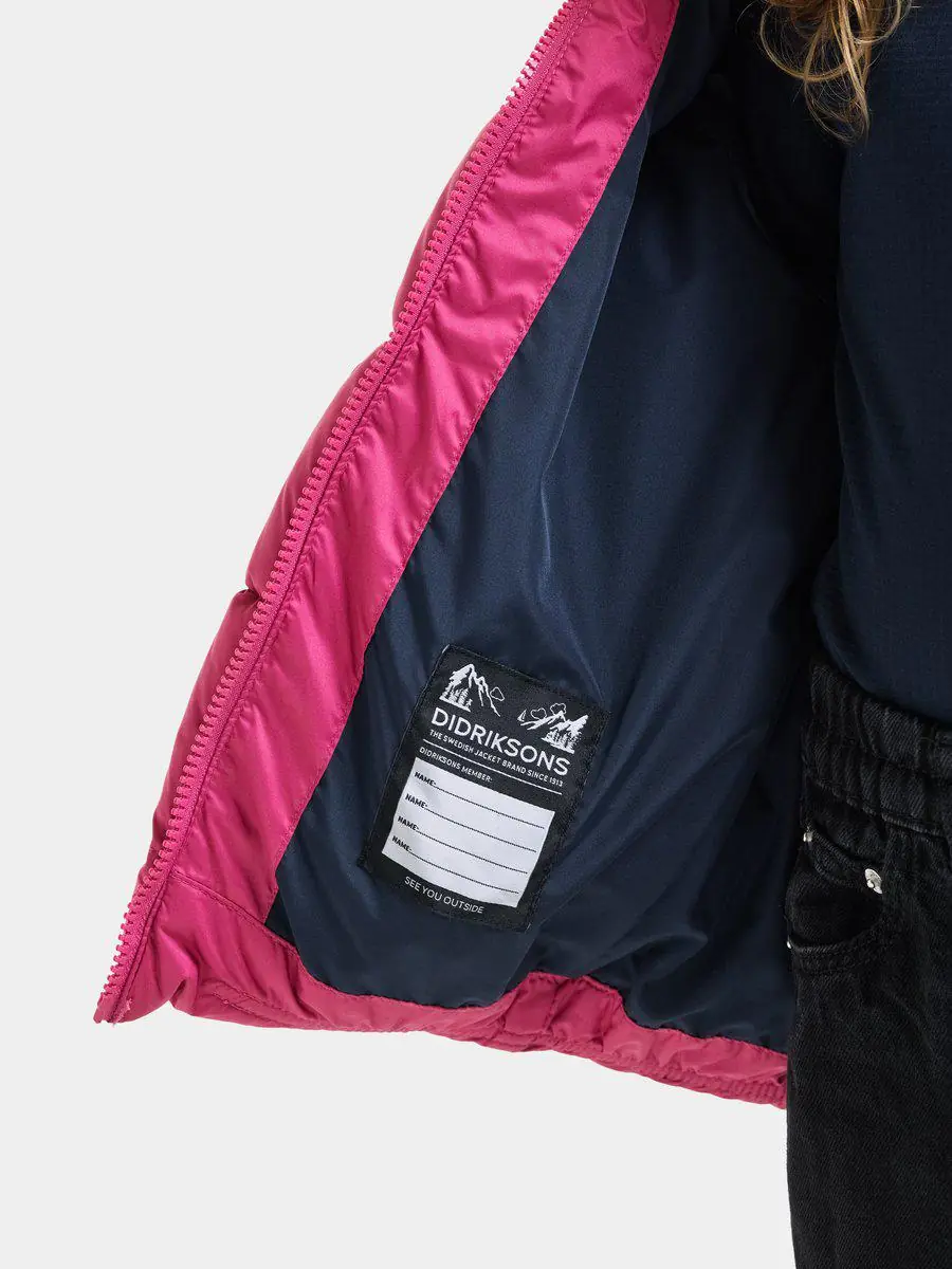 Didriksons žieminė striukė ROXEN KIDS JACKET 2 - Cactus Pink (Išankstinis užsakymas) 10 Didriksons žieminė striukė ROXEN KIDS JACKET 2 - Cactus Pink (Išankstinis užsakymas) - Image 8