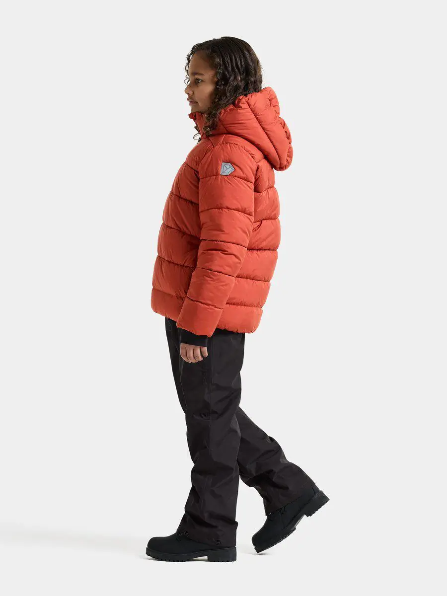 Didriksons žieminė striukė SCORIA KIDS JACKET 2 - Rust (Išankstinis užsakymas) - Image 3