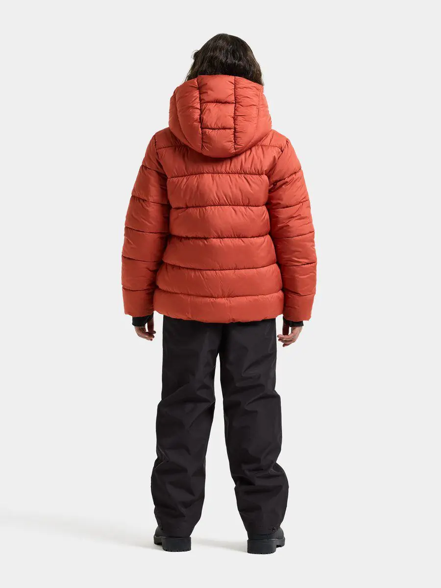 Didriksons žieminė striukė SCORIA KIDS JACKET 2 - Rust (Išankstinis užsakymas) - Image 4