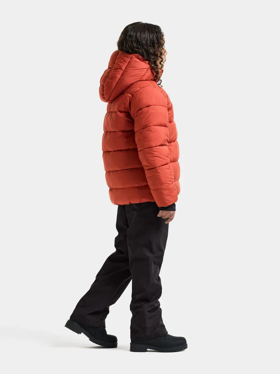 Didriksons žieminė striukė SCORIA KIDS JACKET 2 - Rust (Išankstinis užsakymas) - Image 5
