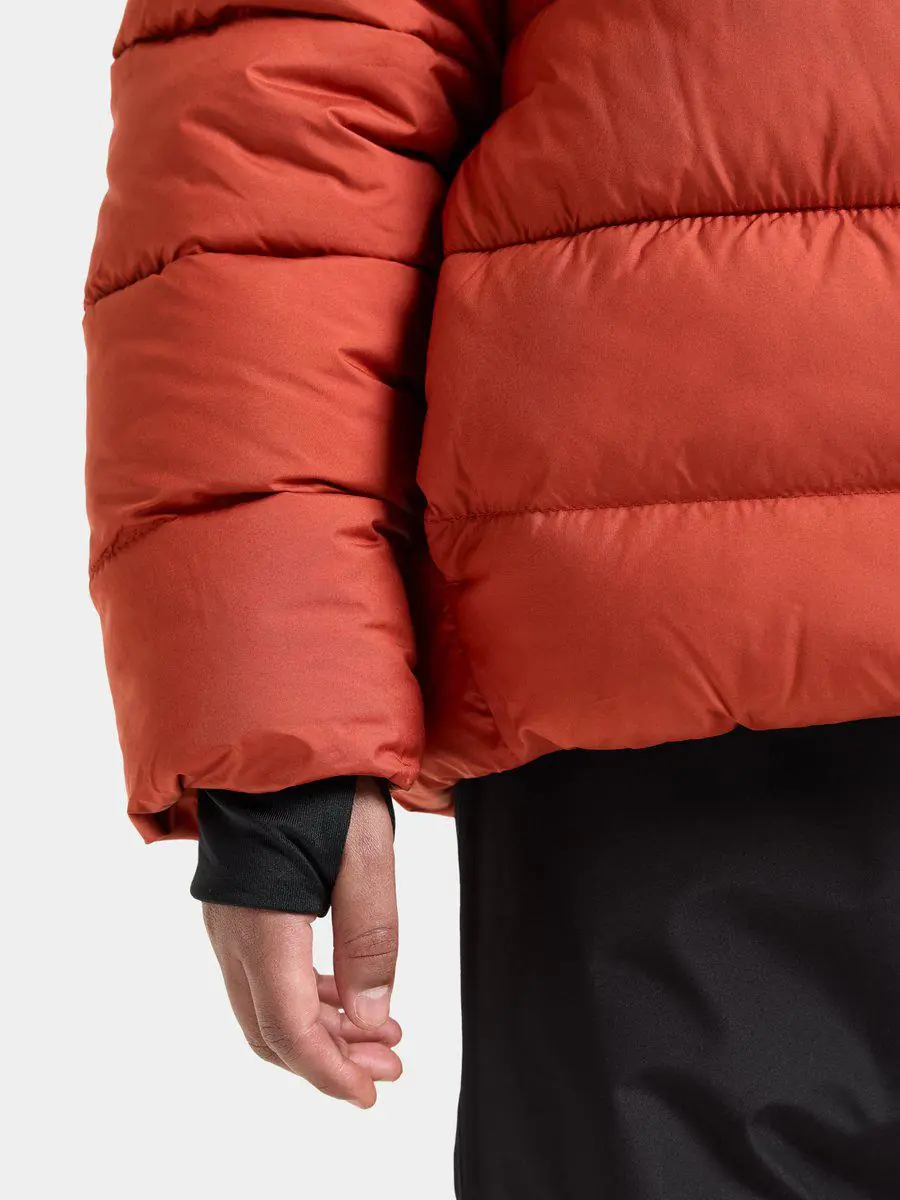 Didriksons žieminė striukė SCORIA KIDS JACKET 2 - Rust (Išankstinis užsakymas) - Image 6