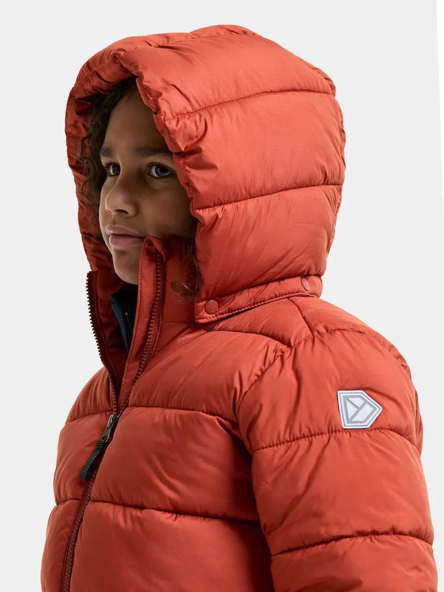 Didriksons žieminė striukė SCORIA KIDS JACKET 2 - Rust (Išankstinis užsakymas) - Image 7