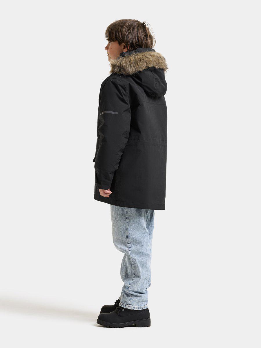 Didriksons žieminė parka SYLVIN KIDS PARKA 2 - Black (Išankstinis užsakymas) 5 Didriksons žieminė parka SYLVIN KIDS PARKA 2 - Black (Išankstinis užsakymas) - Image 3