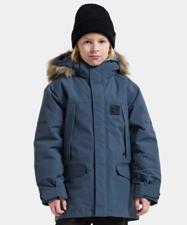 Didriksons žieminė parka SYLVIN KIDS PARKA 2 - Mountain Blue