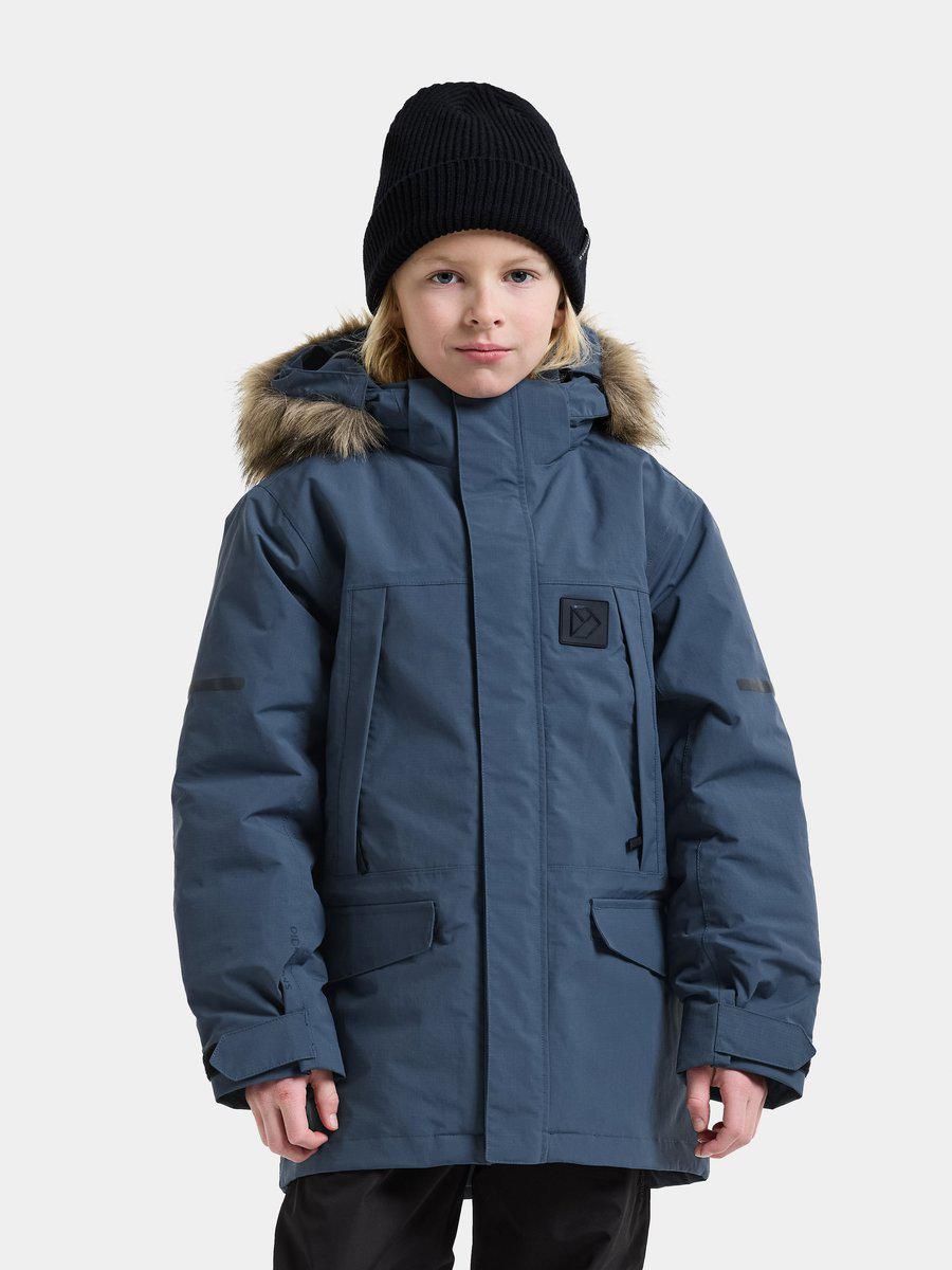 Didriksons žieminė parka SYLVIN KIDS PARKA 2 - Mountain Blue (Išankstinis užsakymas) 3 Didriksons žieminė parka SYLVIN KIDS PARKA 2 - Mountain Blue