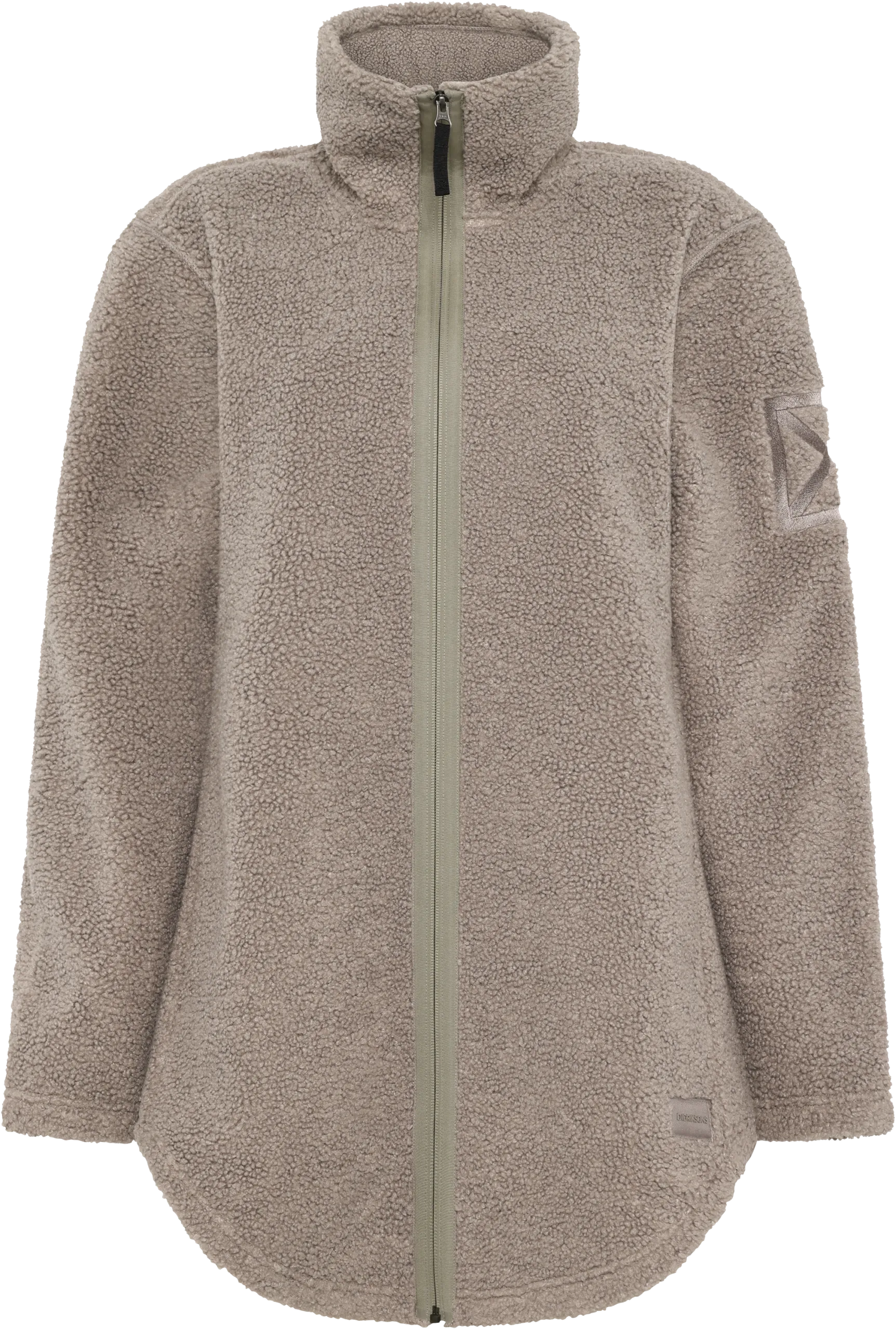Didriksons moteriškas flisinis džemperis UMI WNS FULL-ZIP - Ash Brown (Išankstinis užsakymas) 3 Didriksons UMI moteriškas džemperis Ash Brown
