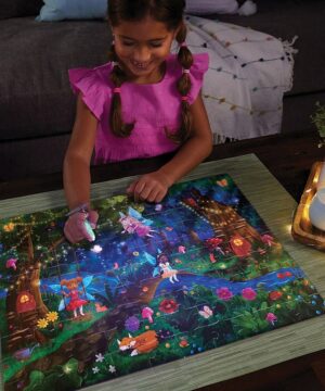 edukaciniai zaislai. Lavinamieji zaislai. Mindware . Pastabumo dėlionė Twilight Fairies – šviečia tamsoje