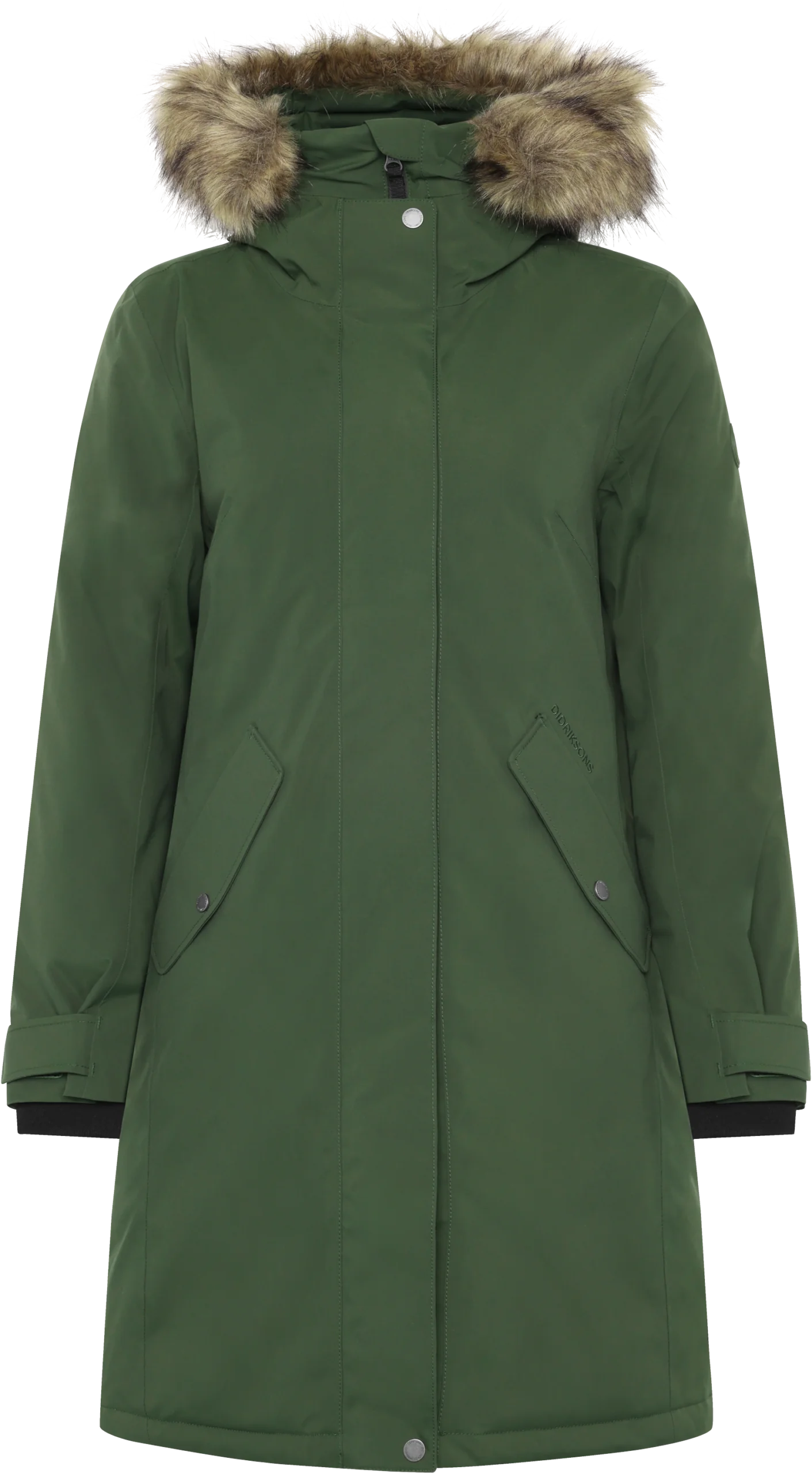 Didriksons moteriška žieminė parka ERNA WNS PARKA - Deep Green (Išankstinis užsakymas) 3 Didriksons ERNA moteriška parka Deep Green