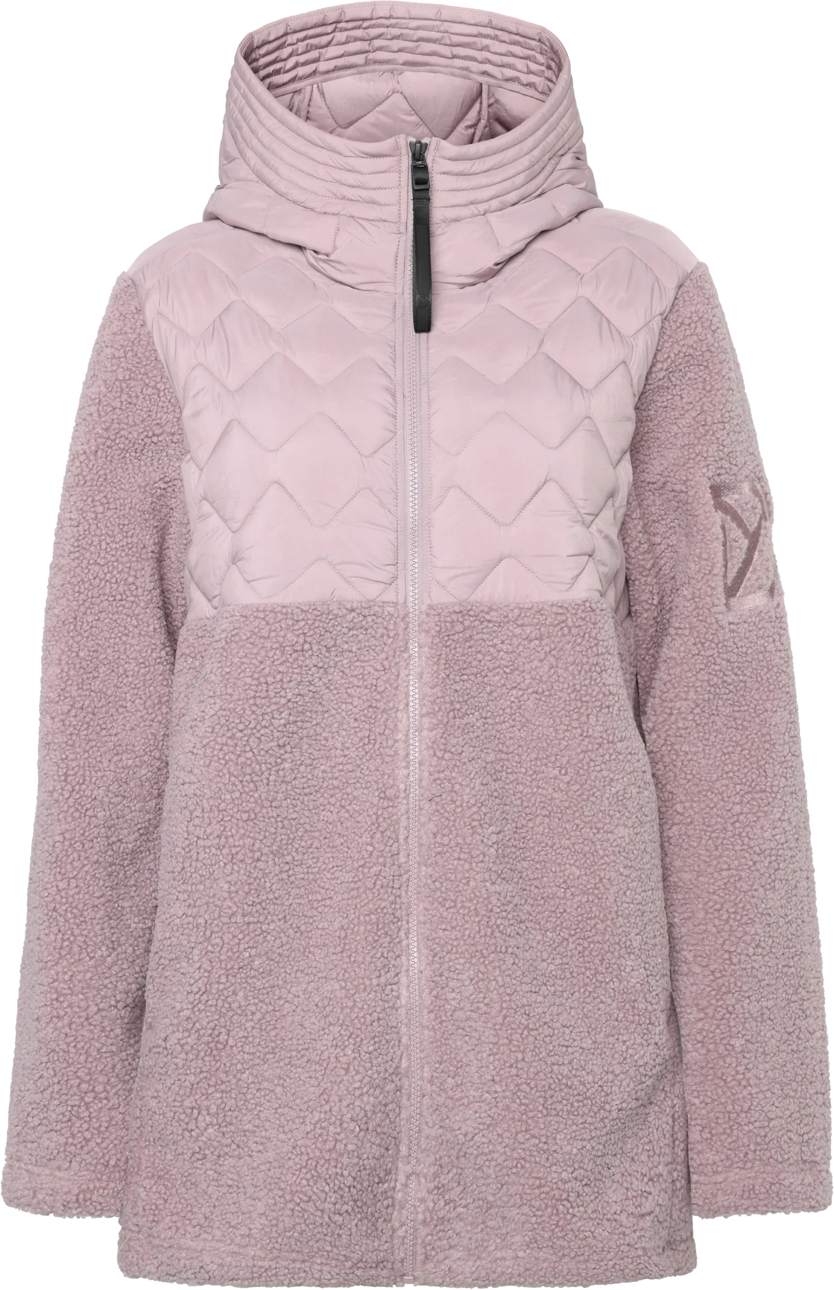 Didriksons moteriškas šiltintas džemperis su gobtuvu BIBI WNS FULL-ZIP - Lilac Haze (Išankstinis užsakymas) 3 Didriksons BIBI moteriškas džemperis Lilac Haze
