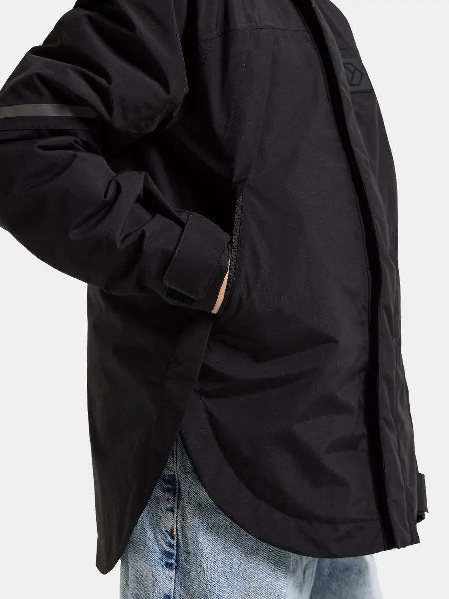 Didriksons žieminė striukė ZIRRA KIDS JACKET - Black (Išankstinis užsakymas) - Image 6