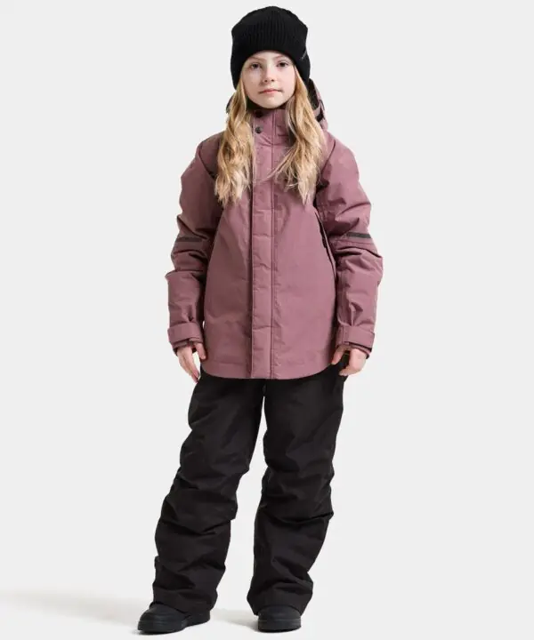 Alternative view of Didriksons žieminė striukė ZIRRA KIDS JACKET - Dulse Pink (Išankstinis užsakymas)