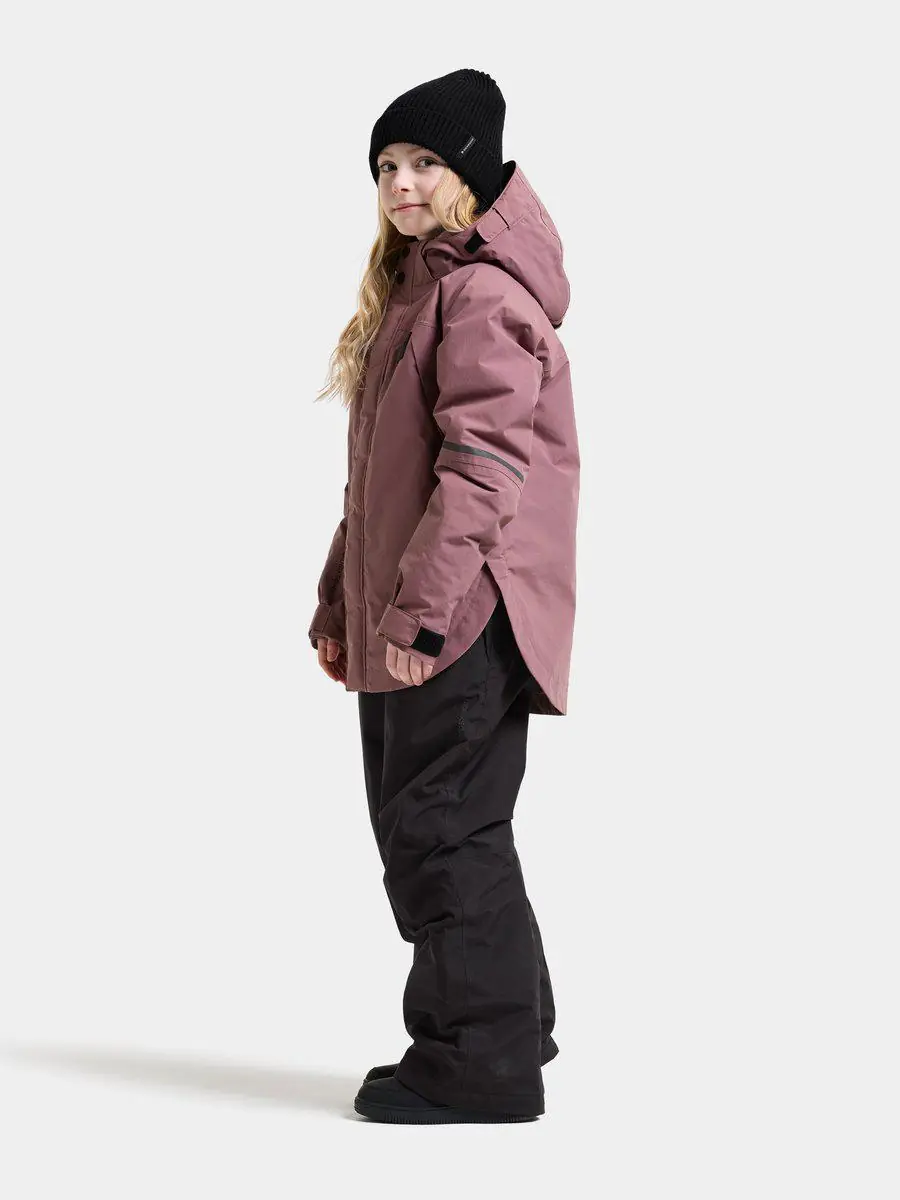 Didriksons žieminė striukė ZIRRA KIDS JACKET - Dulse Pink (Išankstinis užsakymas) - Image 3