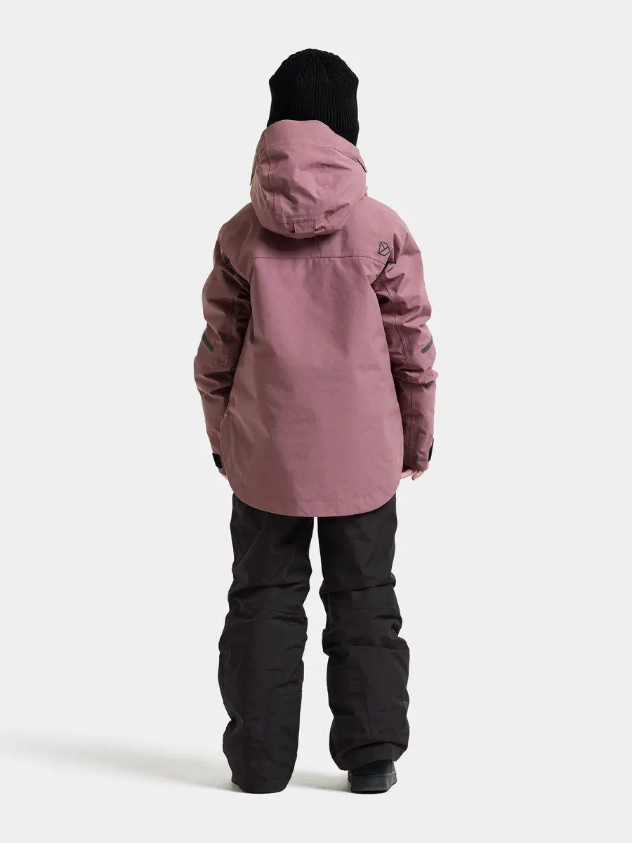 Didriksons žieminė striukė ZIRRA KIDS JACKET - Dulse Pink (Išankstinis užsakymas) - Image 4