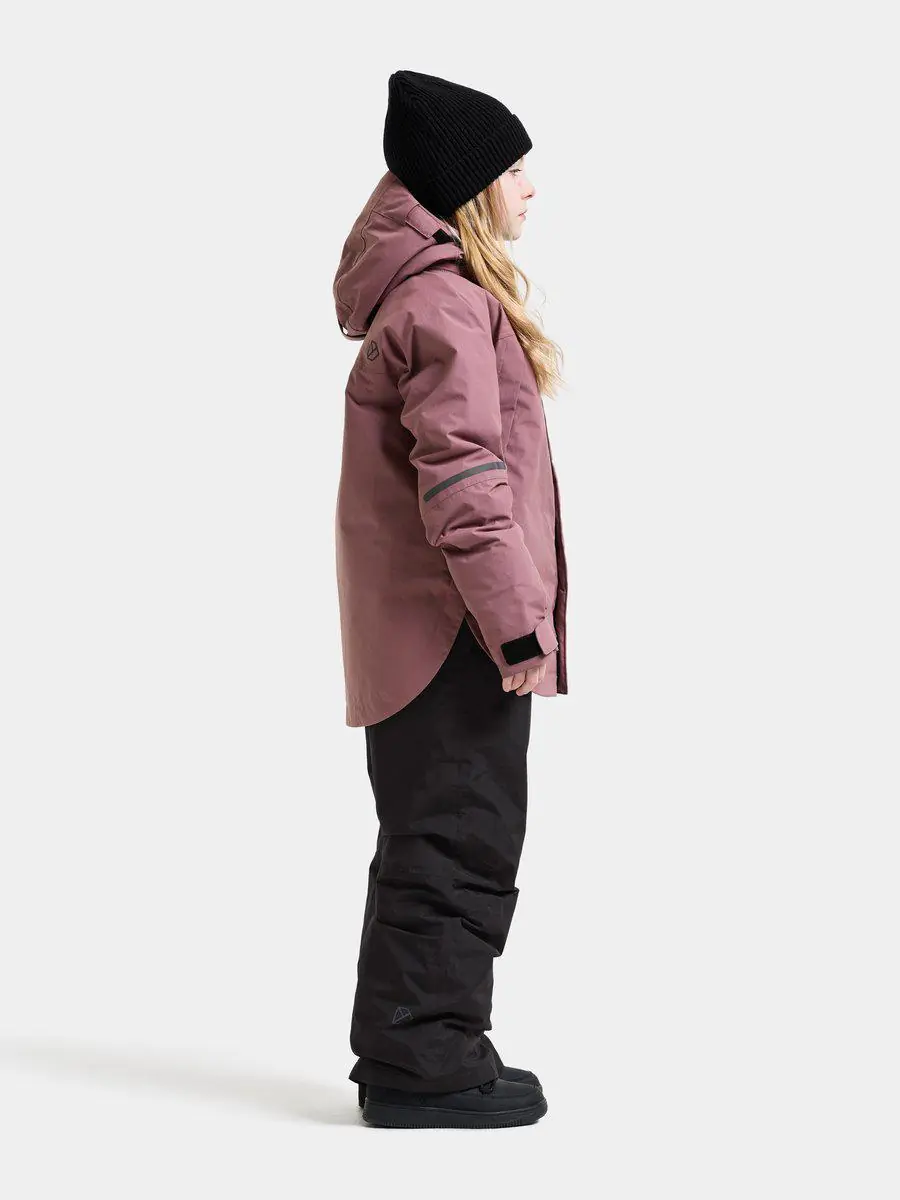 Didriksons žieminė striukė ZIRRA KIDS JACKET - Dulse Pink (Išankstinis užsakymas) - Image 5