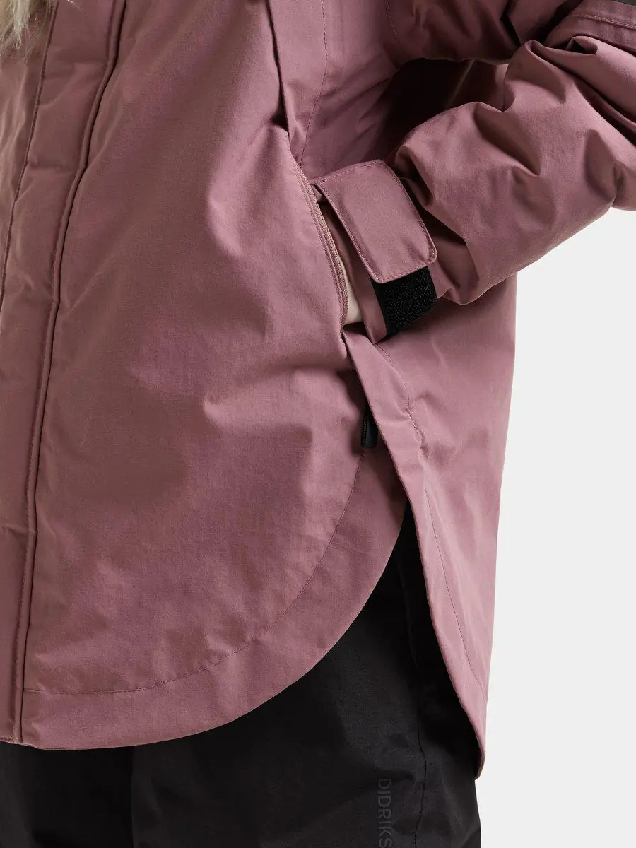 Didriksons žieminė striukė ZIRRA KIDS JACKET - Dulse Pink (Išankstinis užsakymas) - Image 6