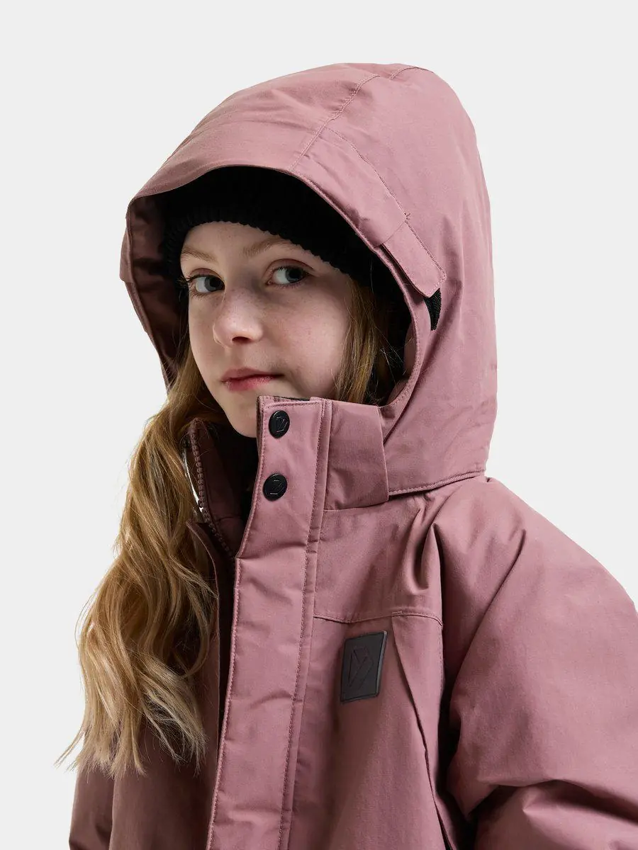 Didriksons žieminė striukė ZIRRA KIDS JACKET - Dulse Pink (Išankstinis užsakymas) - Image 8